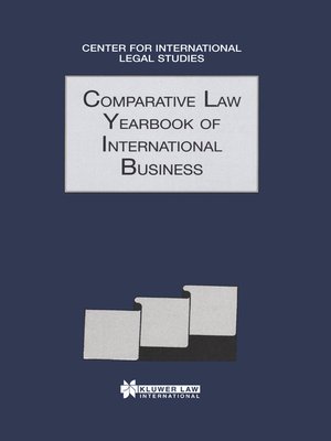 cover image of Comparative Law Yearbook of International Business, Volume 19, 1997